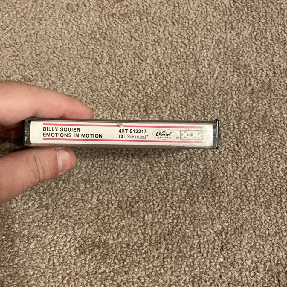 Billy Squier-Emotions In Motion (Cassette, 1982) Tested & Works - Image 2 of 4