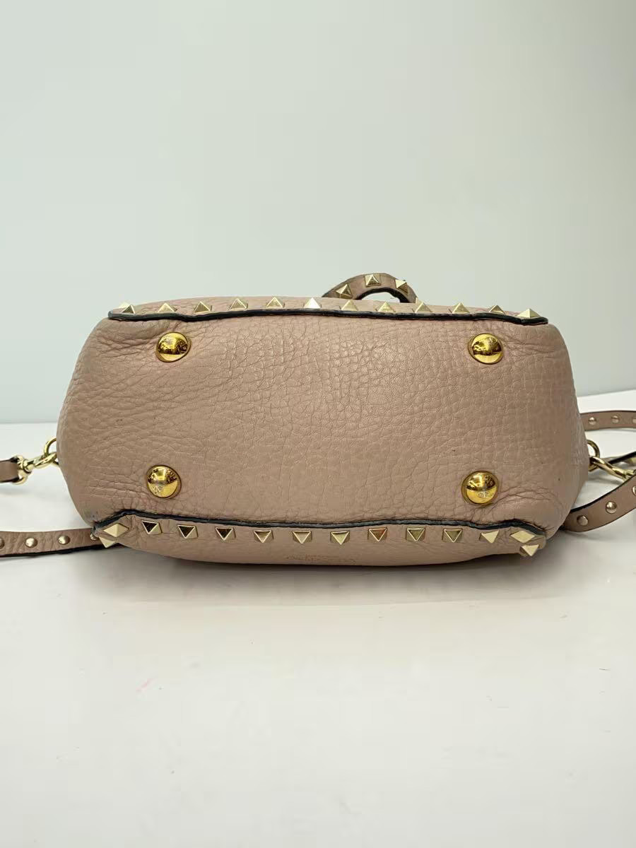 VALENTINO GARAVANI Handbag Leather Pink thumbnail 4