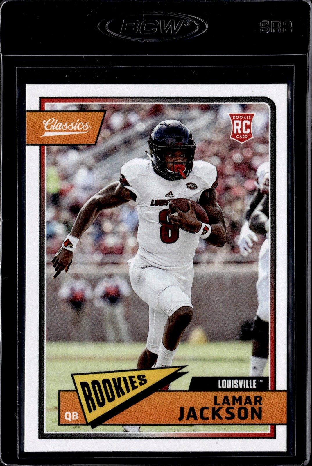 (6723) Lamar Jackson 2018 Panini Classics RC Louisville Cardinals Ravens