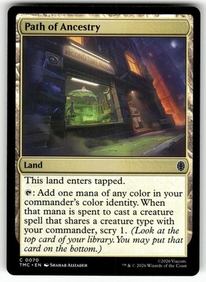 Path of Ancestry 70 Commander: TMNT Magic: The Gathering NM