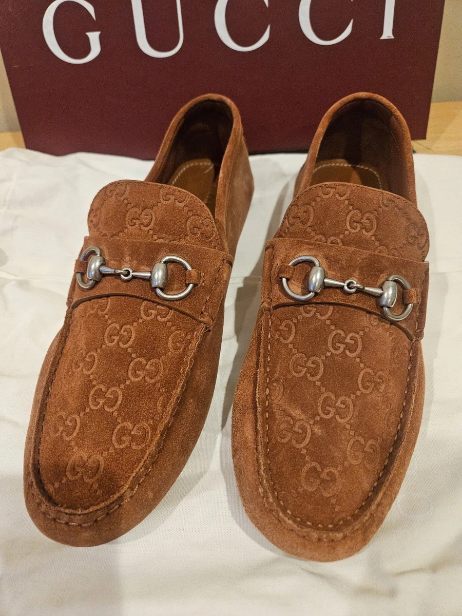 Gucci Suede Brown Dress Shoes for Men for sale | eBay display picture 2