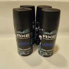 Axe Blue Lavender (4 PACK) 72H Premium Body Spray 1oz TRAVEL SIZE New