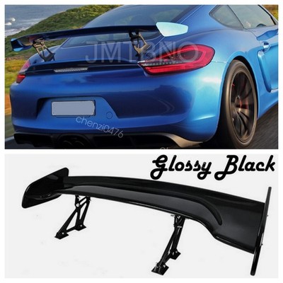 Gloss Black GT Rear Trunk Lip Spoiler Wing For Porsche Cayman GT4 US STOCK