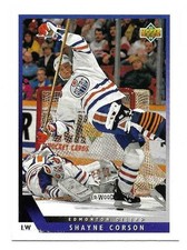 SHAYNE CORSON 1993-94 UPPER DECK CARD NEAR MINT CONDITION