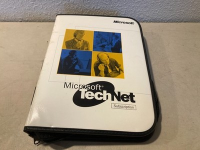 Microsoft Technet Plus CD Subscription Binder Discs - 2000-2001