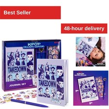 Kpop Demon Hunters Journal Set with Stickers & Pen for Teens