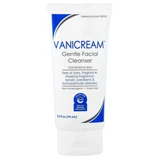 Gentle Facial Cleanser, For Sensitive Skin, Fragrance Free, 2.5 fl oz (74 ml)