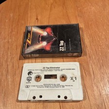 ZZ Top - Eliminator CASSETTE TAPE 1st US issue billy gibbons jimi hendrix cream