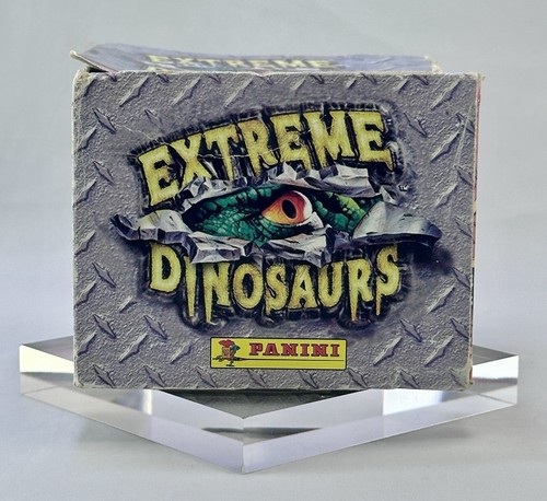 EXTREME DINOSAURS PANINI STICKERS FIGURINE BOX 50 SEALED BAGS RARE MADE IN ITAY - Picture 9 of 15