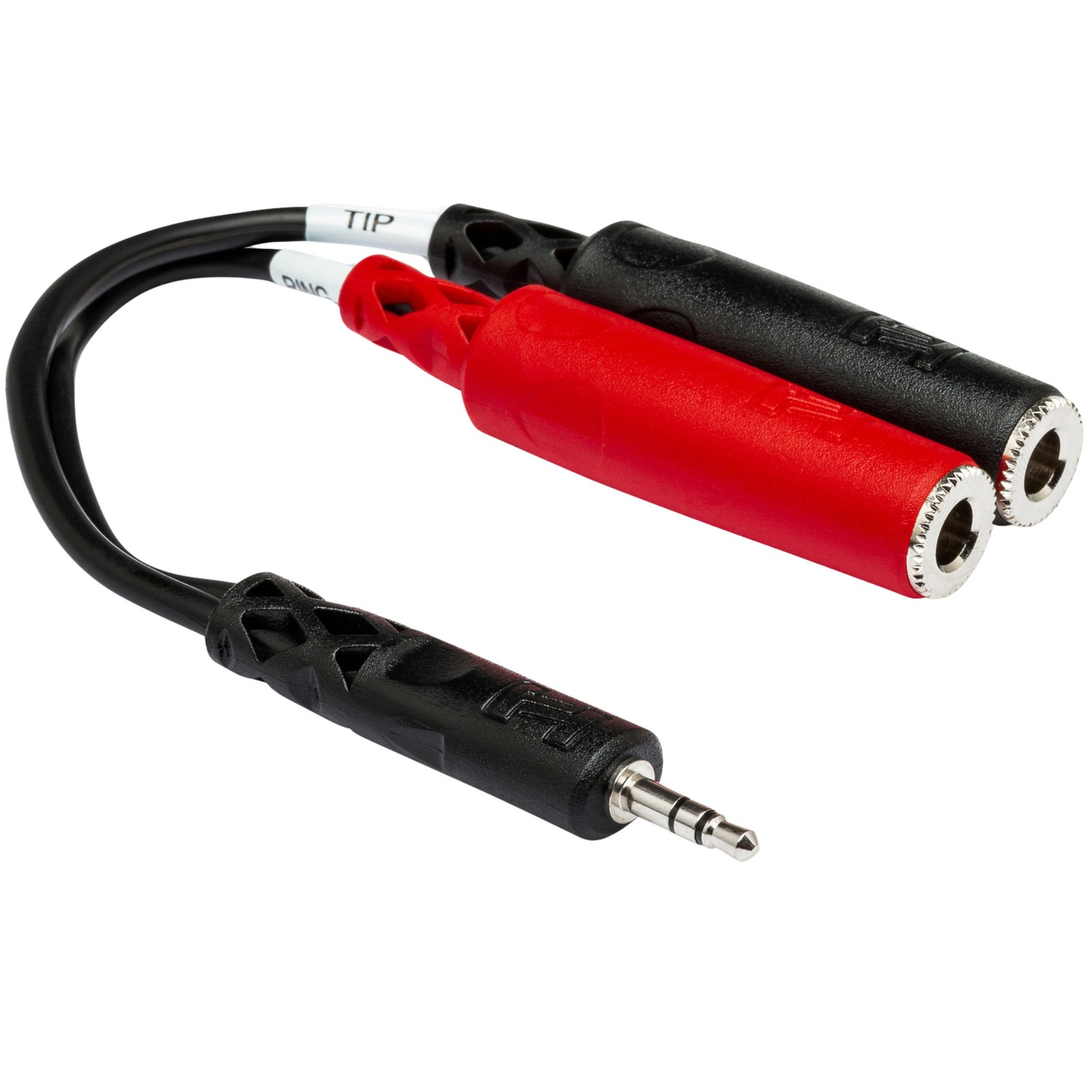 Кабель Hosa YMP-137 3,5 мм с разъемом TRS для подключения к двойному Y-образному разъему 1/4 TS