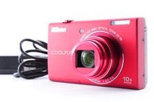 Nikon Coolpix S6200 Red Exc 5 16.0MP Compact Digital Camera Z1358