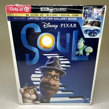Soul (4K UHD Blu-ray Digital) Target Exclusive New Sealed Slipcover Disney Pixar