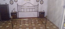 Letto Vintage in Ottone anni 70 Umbria Marmore