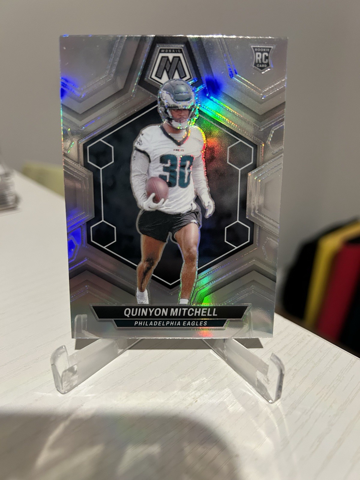 2024 Panini Mosaic Quinyon Mitchell Rookie Silver Prizm No. 322
