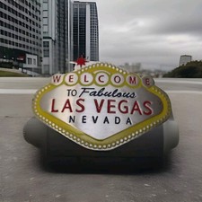 Vintage Fabulous Las Vegas Belt Buckle 9.99