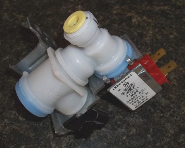 Sears Kenmore Refrigerator Single Solenoid Ice Maker Water Valve & water line eBay