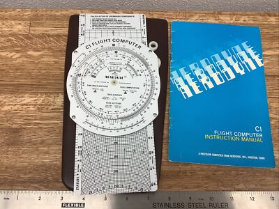 Vintage AERODYNE C1 Flight Computer Navigation System Case NOS 1972 USA. (B2)