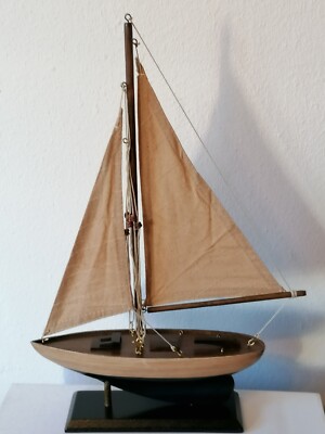 Segelschiff Modell Delphin Retro Vintage Geschenk H= 41 cm, 6 cm, L = 27 cm Nr.5