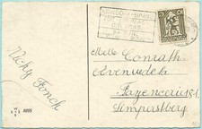 Luxemburg Mondorf-les-Bains AK n. Limperstberg 1933 mit WSt. MiNr. 233 (17_3)