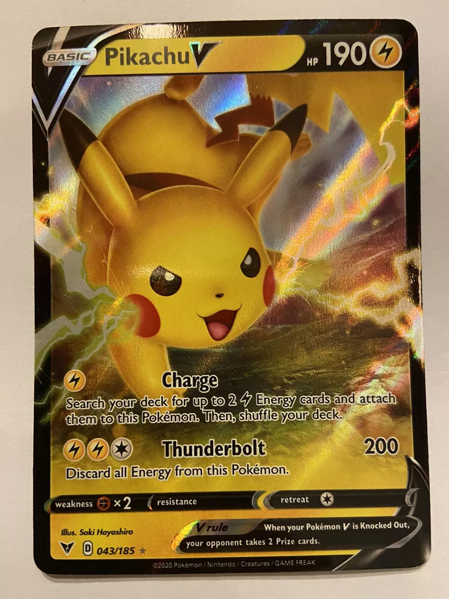 Pokemon - Pikachu V - 043/185 - Ultra Rare