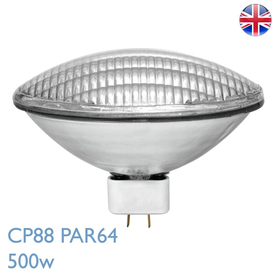 CP88 500w 240v PAR64 GX16d MFL Sealed Beam Halogen Parcan Lamp Bulb - Image 2 of 4