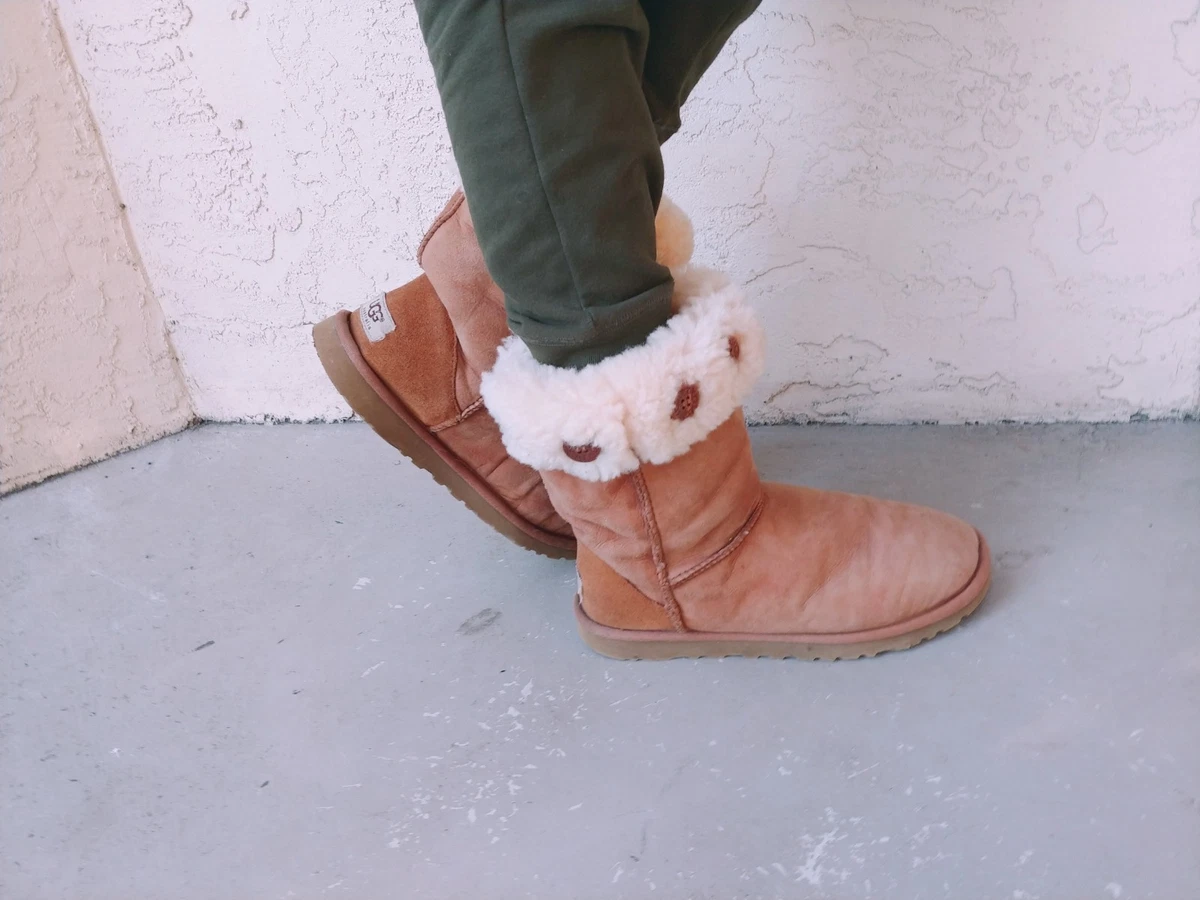 UGG Australia 3178 Tularosa STIVALI CASTAGNO TAGLIA 6 senza calze