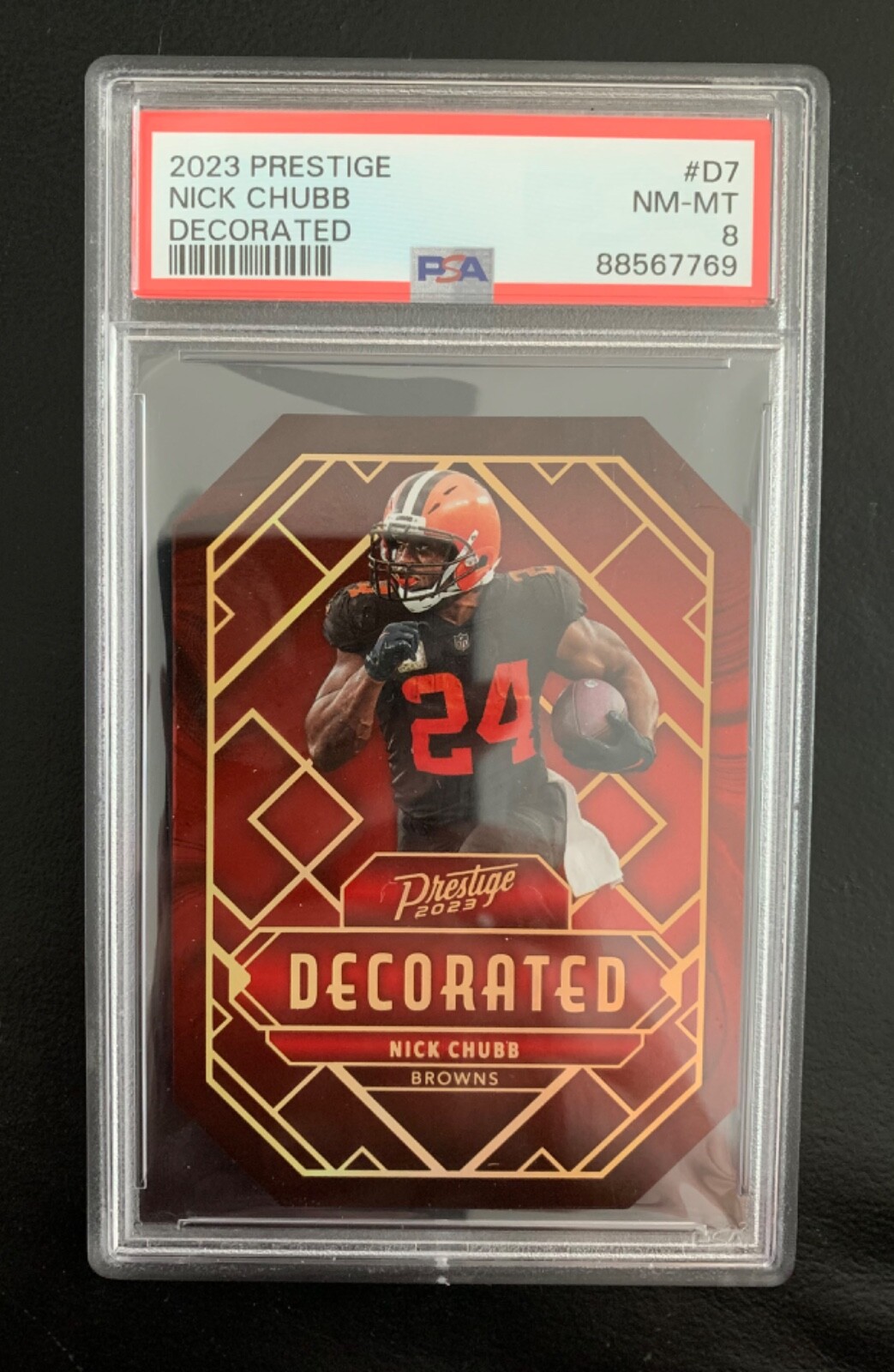 2023 Panini Prestige Nick Chubb Decorated #D-7