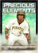 2023 Bowman Platinum Precious Elements #PE1 Termarr Johnson Pittsburgh Pirates