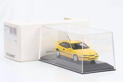 Miniature Opel Calibra 4x4 Turbo 1989 – Minichamps 1/43 – Jaune, édition Limitée 500 Pièces