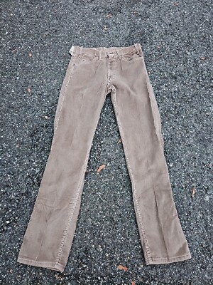 VTG Levis Jeans 536 Mens 32x34 Corduroy Pants White Tab