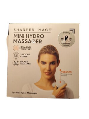 Sharper Image Mini Hydro Massager Vibration Waterproof Triple Node
