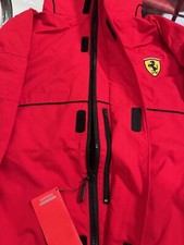 Ferrari Vintage Rain Jacket With Hood - Size S (SFR7758S)