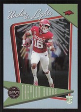 2022 Panini Legacy #UL-20 Treylon Burks RC Under the Lights Mini Silver Arkansas