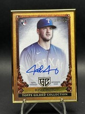 2023 Topps Gilded Josh Jung Rookie Gallery Of Gold RC On Card Auto #/50 A23