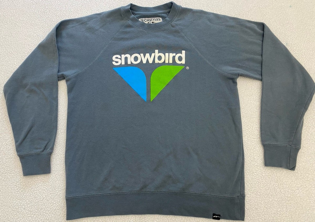 snowbird utah Sweatshirt Gray Pullover Lightweight Adult Small