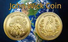 John Wick Limited Collector's Edition - 2 CONTINENTAL COIN Replica - NEW & RARE