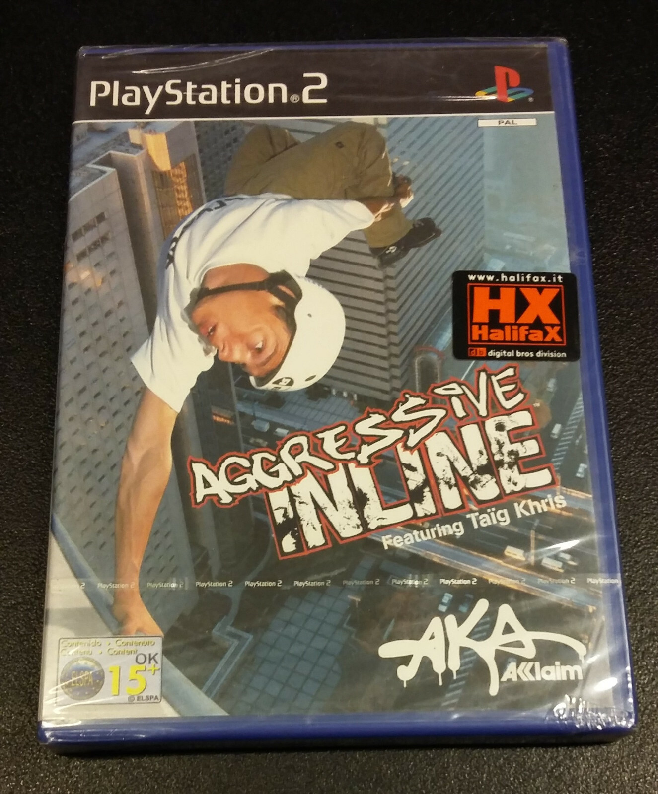 Aggressive Inline Chris Edward Playstation 2 PS2 EDIZIONE ITALIANA Sigillato New