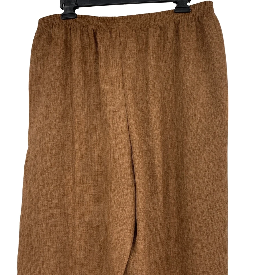 Pantalones para mujer Blair marrón carrera talla XL 1841 tweed ligero Foto 4 de 4