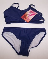 Kanu Surf Girl's Bikini Swimsuit NAVY Size 6  NWT 33