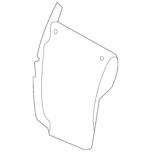 Extensión del guardafango para Ford Mercury Mountaineer 2002-2005 (N/P 4L2Z-16D072-BA)