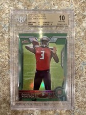 🔥2015 Topps Chrome Green Refractor Rc Jameis Winston BGS 10 Pristine🔥