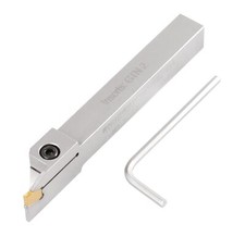 1/2'' Shank Heavy Duty Indexable Grooving/Cut-Off Holder, Nickel Plated, with...
