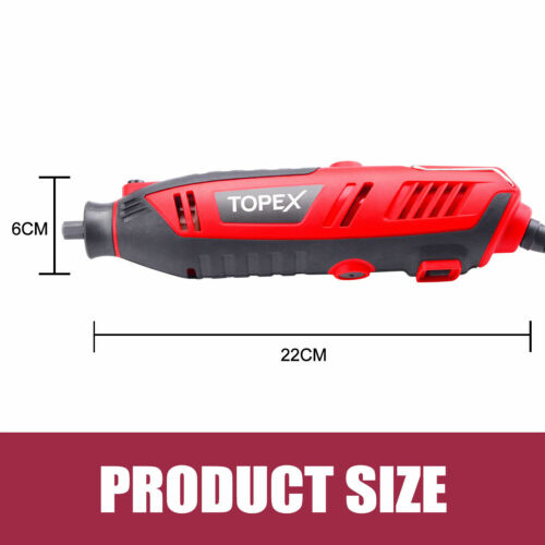 Heavy Duty 200W Rotary Tool Set Grinder Sander Polisher Flex Shaft Multi Acces. - Picture 3 of 12