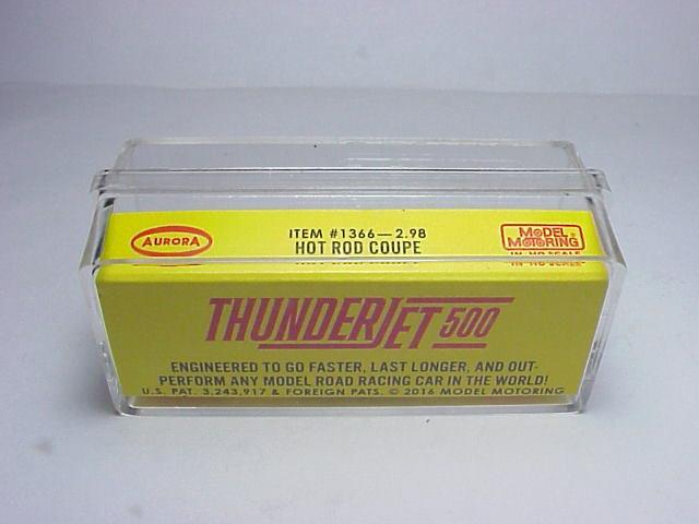 1366 HOT ROD COUPE SLOT CAR INSERT LABEL BY MODEL MOTORING AURORA FOR T ...