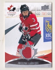 16-17 Team Canada Women Jocelyne Larocque Jersey 2 Color Upper Deck 2016