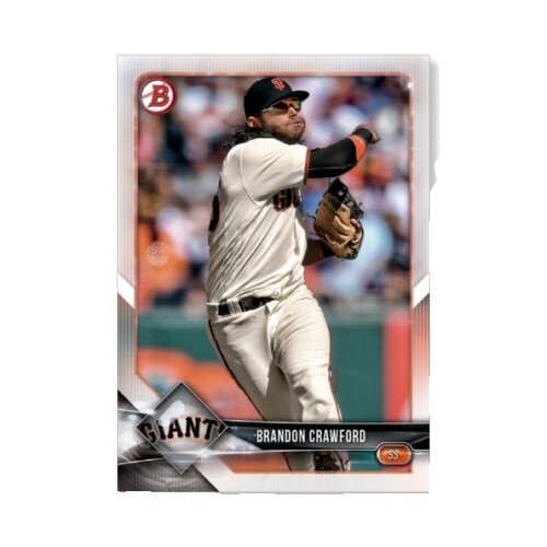 REGGIE CRAWFORD SAN FRANCISCO GIANTS SIGNED 2022 1ST BOWMAN BD-33 