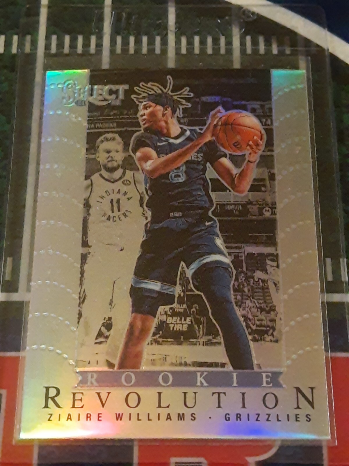2021-22 PANINI SELECT Ziaire Williams RC #27 ROOKIE REVOLUTION SILVER PRIZM SSP