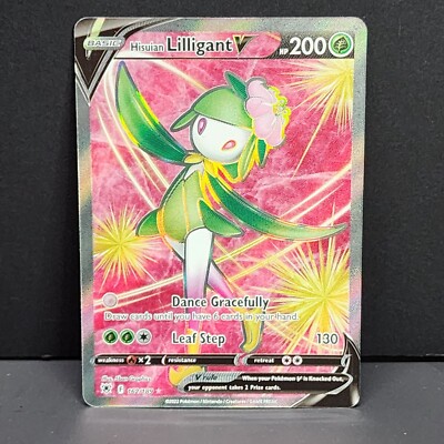 lilligant v pokemon card value Pokemon Card Astral Radiance 17/189 017/189 Hisuian Lilligant V Ultra –  Brokenvase Games
