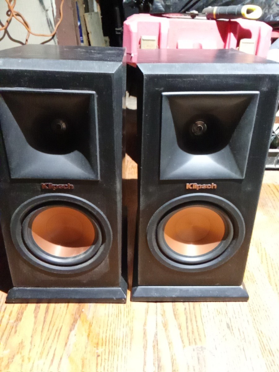 KLIPSCH RP150M BOOKSHELF SPEAKERS EBONY RP-150M (PAIR)