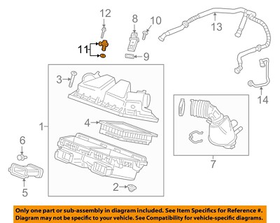 GM OEM 16-26 CT5 Emission System Emission Components-M.A.P. Sensor 12650598